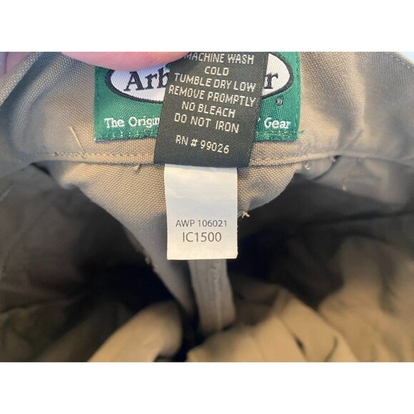 Arborwear Ground Flex Pants Brown Cargo Canvas Outdoor Work Men's Size 32X32 - Picture 9 of 9